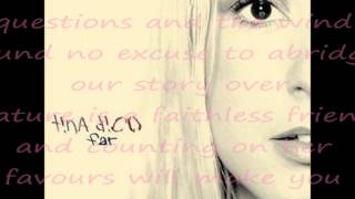 Back where we started- Tina Dico lyrics