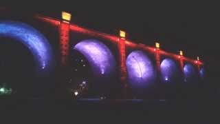 preview picture of video 'Victoire de l'ASM mise en lumiére sur le VIADUC de Chamalières et de Royat'