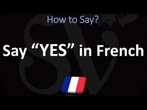 How to Say 'YES' in FRENCH (OUI OUI)
