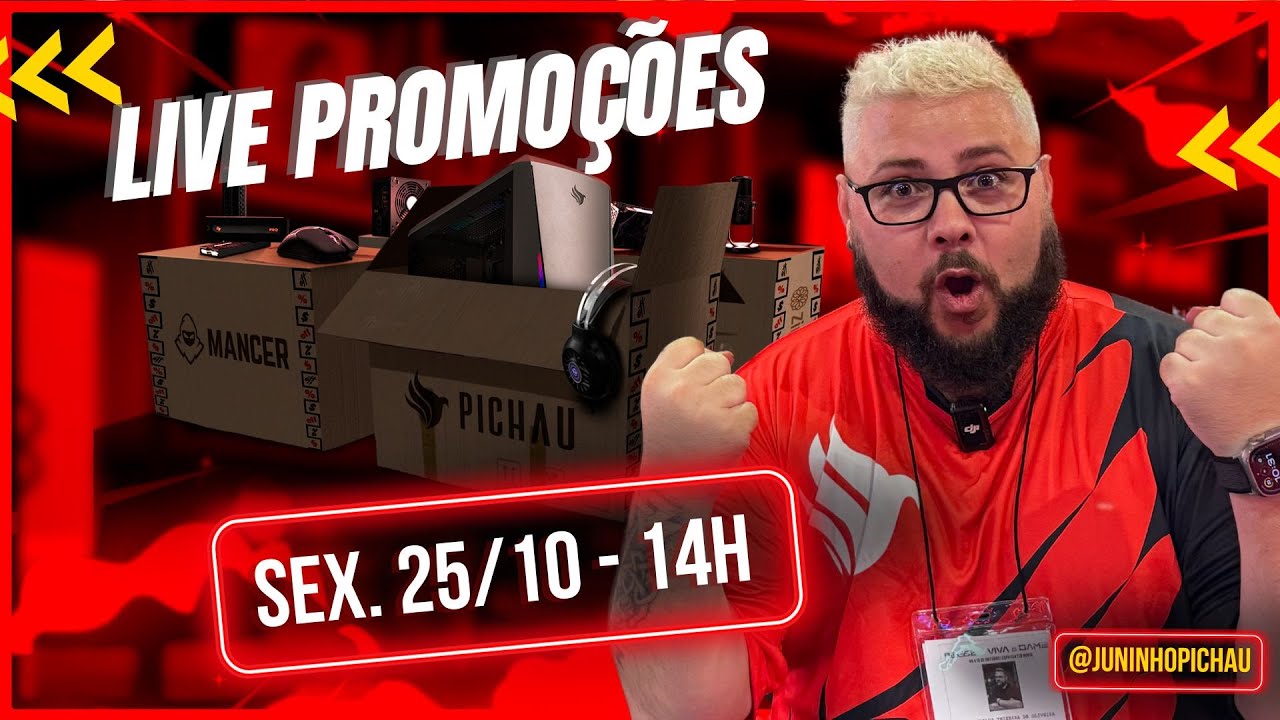 A MELHOR LIVE DE PROMOÇÕES  ⚠️ NÃO DA PRA PERDER 25/10 as 14h