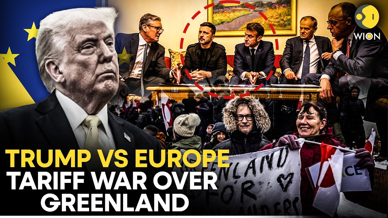 US-Greenland Takeover LIVE: Trump Threatens Tariffs On European Allies Over Greenland Control | WION