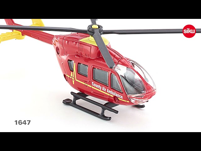 Vídeo relacionado con Siku 0856, Helicóptero de Rescate, Metal/Plástico, Amarillo, Rotores giratorios