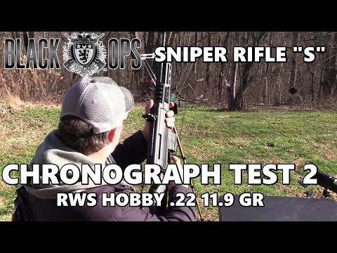 Black Ops Sniper Rifle Chronograph Test 2