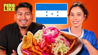 Latinos Try Honduran Food For the First Time! | Pero Like