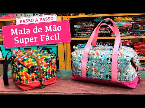 Como Costurar Mala de Mão Super Fácil