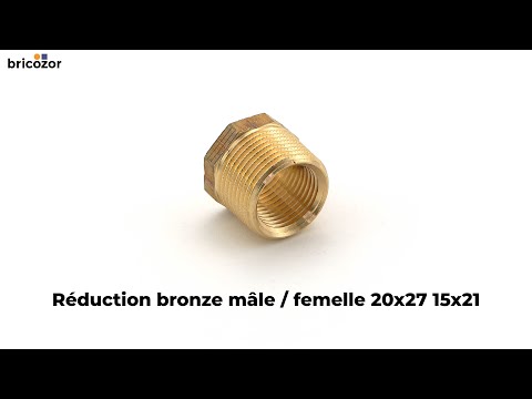 Réductions bronze mâle / femelle à visser VIEGA