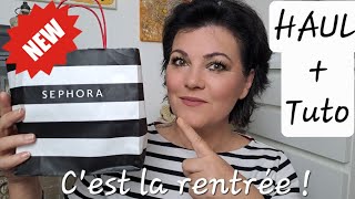 HAUL spécial rentrée et tutoriel !! Que des nouveautés ! (Benefit, Natasha Denona..) #haul #sephora
