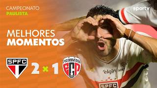 SÃO PAULO 2 X 1 PRIMAVERA | MELHORES MOMENTOS | 7ª RODADA | CAMPEONATO PAULISTA | ge.globo