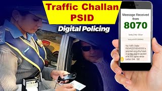 Traffic Challan PSID Manual or Digital Warden App PSID Complete Video
