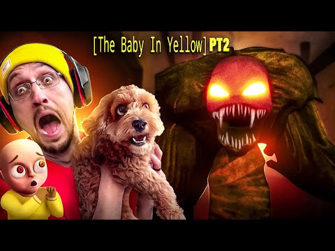 Baby in Yellow scares my Golden Doodle Puppy! Pickman's Madness Escape (FGTeeV x White Rabbit)