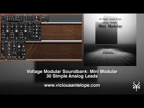 Voltage Modular Presets | Vicious Antelope - Mini Modular | Simple Analog Leads