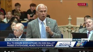 Bill to ensure Biden appears on Ohio ballot passes Statehouse, heads to state Senate