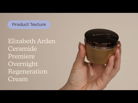 Elizabeth Arden Ceramide Premiere Overnight Regeneration Cream Texture | Care to Beauty