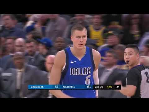 Kristaps Porzingis (18 Points, 4 Blocks) Highlights vs. Golden State Warriors