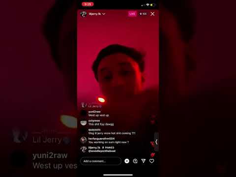 LIL JERRY LEAKING UNRELEASED SONGS ON INSTAGRAM LIVE!!!!