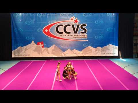 Capital Hornets : Senior Coed Group Stunt No-Limit au championnat Suisse 2016