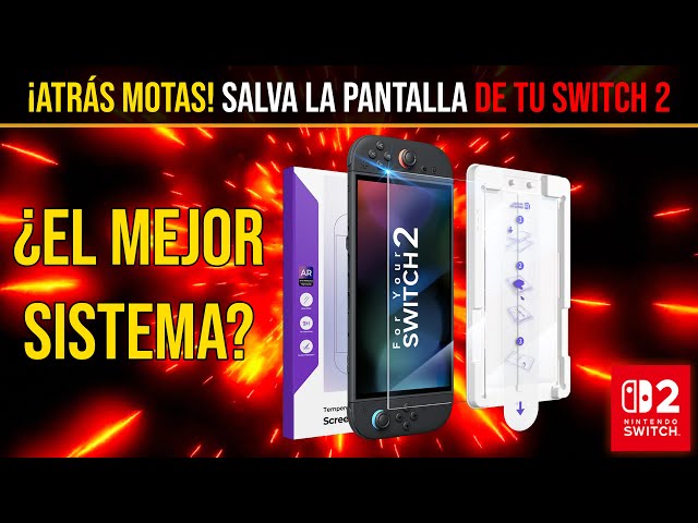 Vídeo relacionado con JSAUX 3-Pack Protector Pantalla para Nintendo Switch 2 2025, Ultra HD, Dureza 9H, Resistente a Arañazos, Cobertura Completa de Pantalla, Instalación Fácil con Marco de Montaje, Accesorios Protección