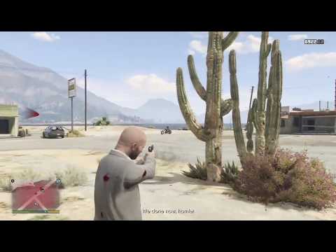 GTA V - Random Event #27 (Biker Gang In Alamo Sea)