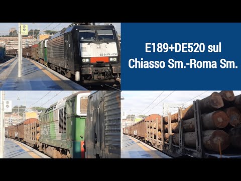 E189+De520, sul MRS Chiasso Sm.-Roma Sm.