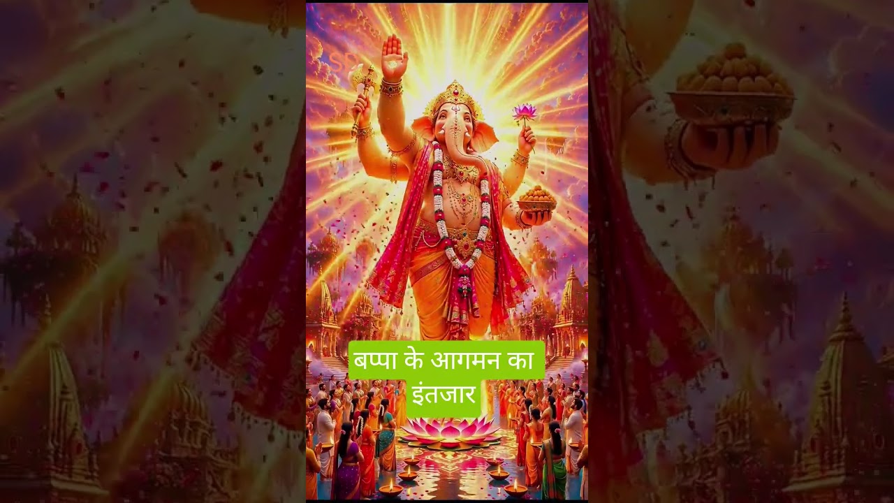 🌼प्रथम पूज्य गणेश बप्पा की जय🌼#ganpatibappa #ganesh #ganeshchaturthi #shorts #viral # भक्तिshort