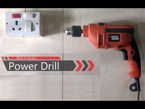 How to use a Power Drill - Black & Decker Power Drill