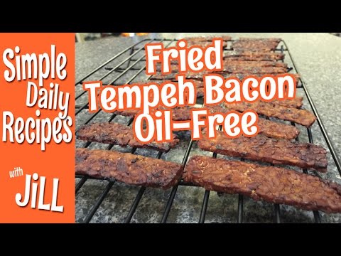 DIY Smoky Tempeh Bacon Oil Free
