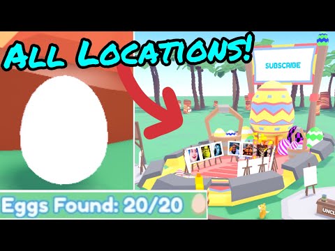 All 20 Egg Locations in Roblox Starving Artists! (Free Booth)