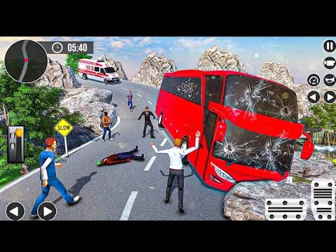 offroad school tour coach bus driving simulator android game. play games.