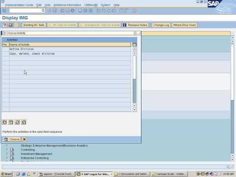 How to Create a Division in SAP