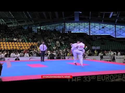 33rd EC IKO, 1/8 -80 Vanja Konvalinka (Serbia) - Krzysztof Dziuda (Poland, aka)