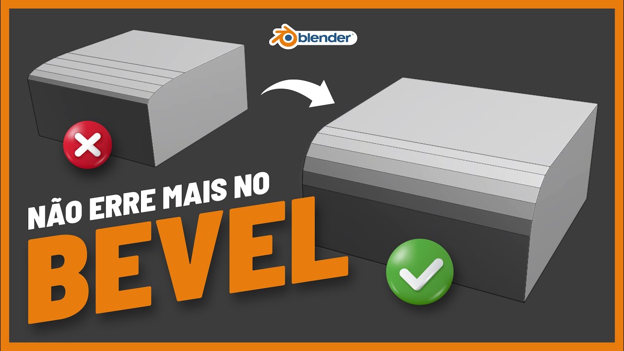 Como criar o BEVEL (corretamente) no Blender 3D + DICAS!
