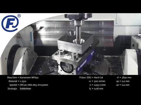 Kreissegment und trochoidales Fräsen in Stahl