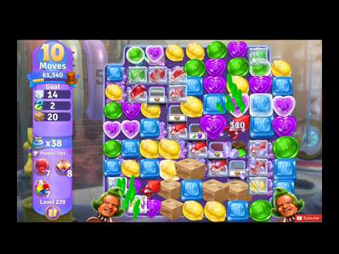 Wonka's World of Candy Level 239 NO BOOSTERS - A S GAMING