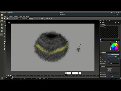 How to use Fur Brushes on Arttista to draw furry things thumbnail