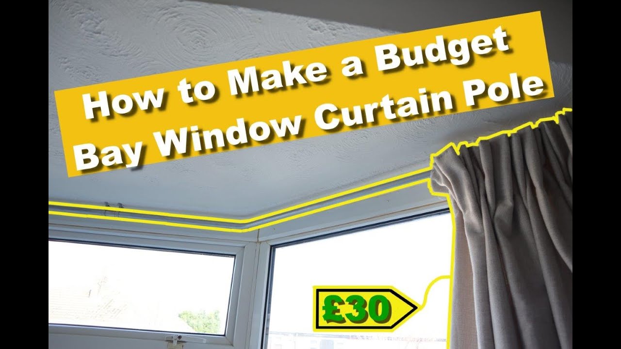 Watch video How To Make A Budget Bay Window Curtain Pole From Copper Pipe Now How To Make A Budget Bay Window Curtain Pole From Copper Pipe