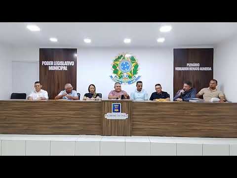 IX SESSÃO ORDINÁRIA CÂMARA DE PALMEIRA DO PIAUÍ  TV VALE DO GUERGUEIA