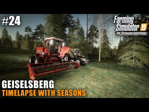 Geiselsberg timelapse #24 Grass Silage, Farming Simulator 19 Seasons