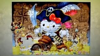Pirate Hello Kitty Puzzle Game | Rompecabezas de Hello Kitty | juegos de niños | quebra-cabeça Игры