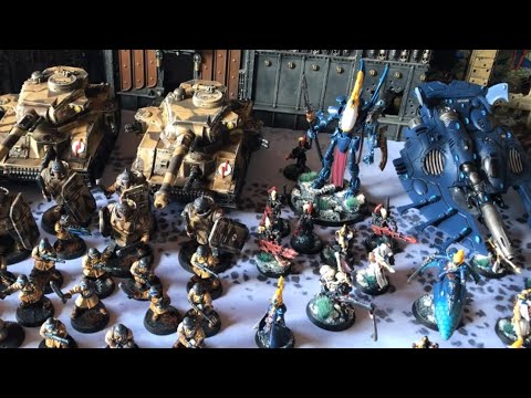 Armageddon Steel Legion vs. Aeldari Alaitoc [Kreuzzug 2020 - 115] Warhammer Battle Report Deutsch