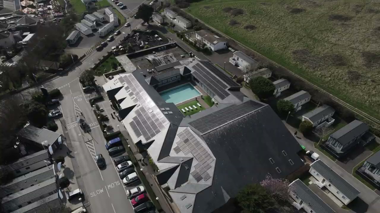 Traditional drone filming video thumbnail