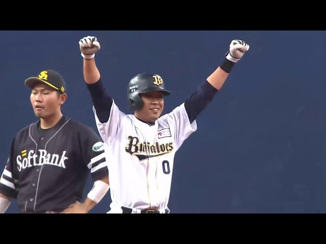 【8回裏】バファローズ鉄平が入魂の一打!! 殊勲の2点タイムリーで勝ち越し!! 2014/8/16 Bs-H