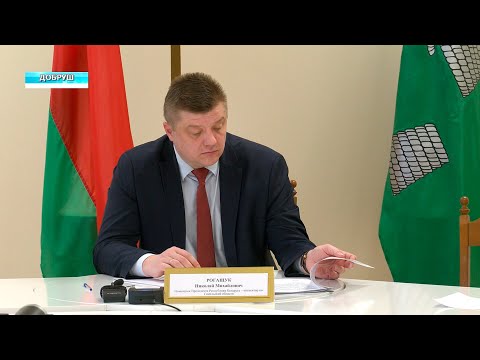 Приём граждан провел в Добруше помощник Президента - инспектор по Гомельской области Николай Рогащук видео