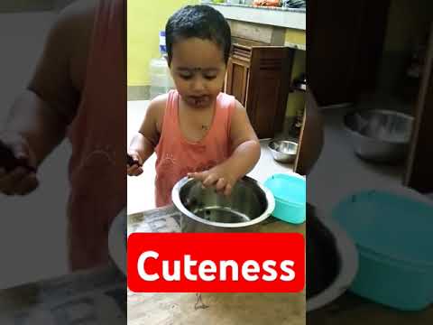 When he loves the cake ❤ #rishikbaba #cute #like #baby #dance #love #follow #funny #comment #cute