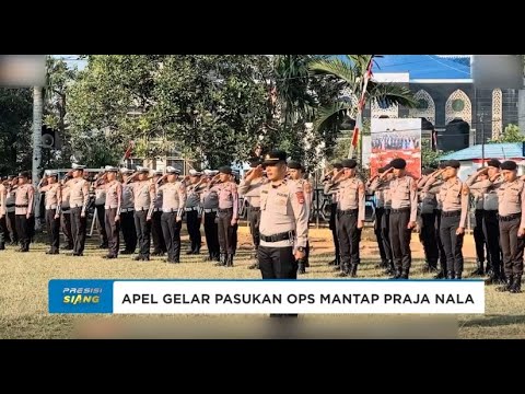 POLRES LEBONG APEL GELAR PASUKAN OPERASI MANTAP PRAJA NALA
