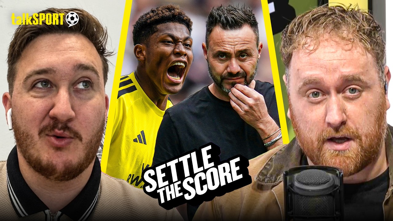 "GIVE YOUR HEAD A WOBBLE" Spurs fan HITS OUT at supporters wanting De Zerbi GONE!