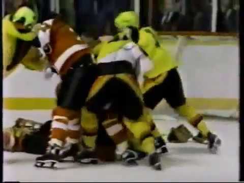 Flyers Canucks Bench Clearing Brawl Feb 22, 1980