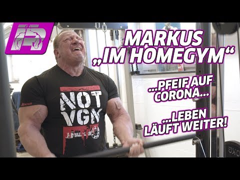 Markus privat! Training im "Homegym" während Corona-Krise