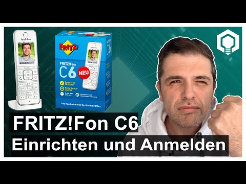 AVM FritzFon C6 Einrichten und Anmelden