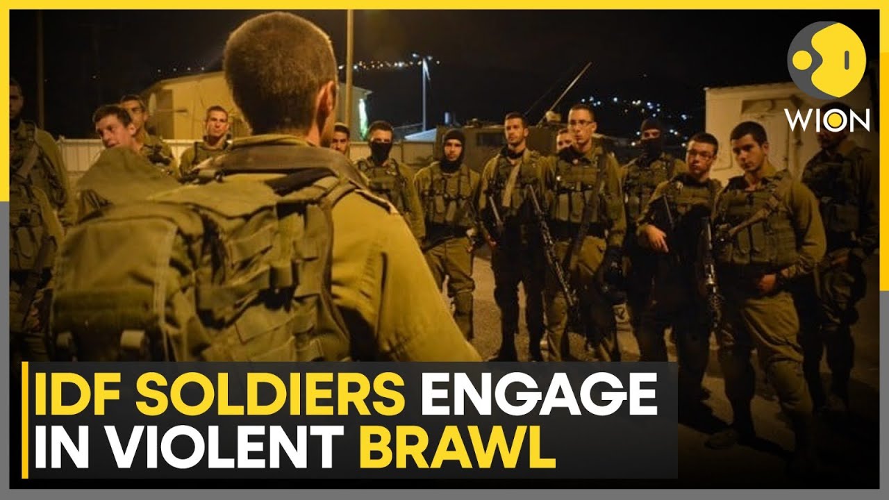 IDF Combat Soldiers Engage in Violent Brawl | Soldiers Standing on Tables, Fighting | WION