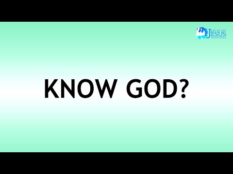 2022-02-23 Know God? - Ed Lapiz
